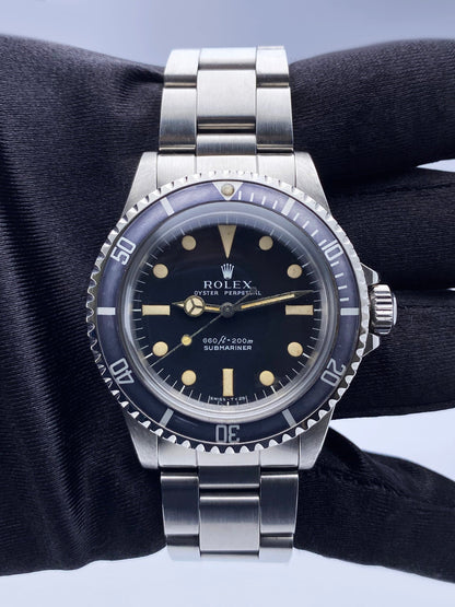 Rolex Submariner 5513 No Date Mens Watch