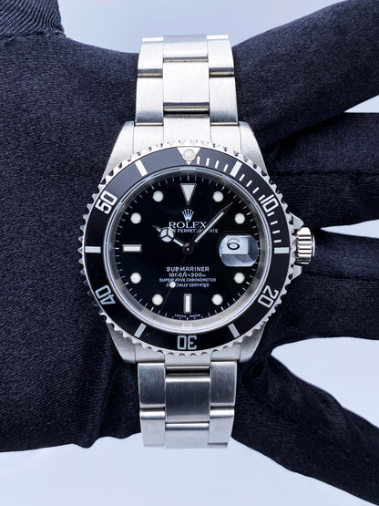 Rolex Submariner Date 16610 Mens Watch - Wristwatch
