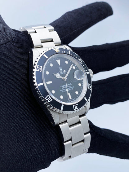 Rolex Submariner Date 16610 Mens Watch Box Papers - Virtual