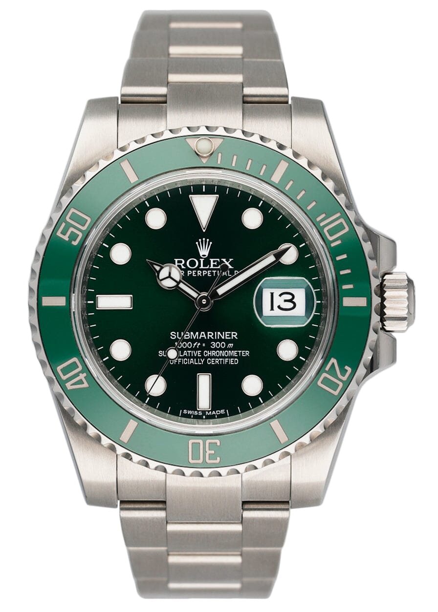 Rolex Submariner Date ’Hulk’ 116610LV Green Dial Mens Watch - Watches