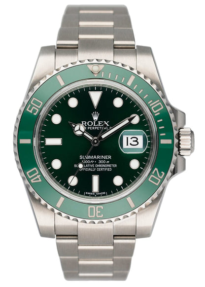 Rolex Submariner Date ’Hulk’ 116610LV Green Dial Mens Watch - Watches