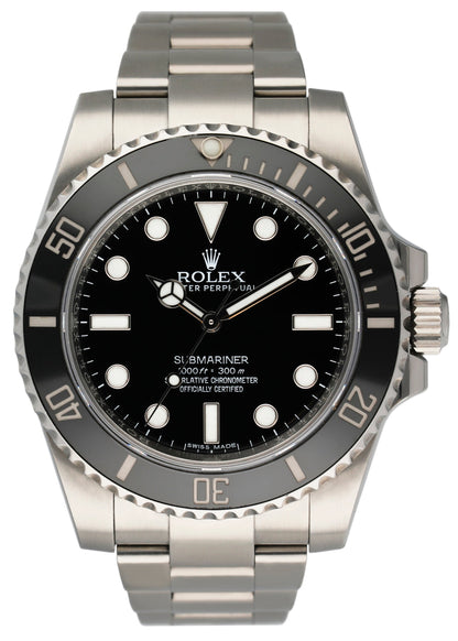 Rolex Submariner No Date 114060 Ceramic Bezel Mens Watch - Virtual