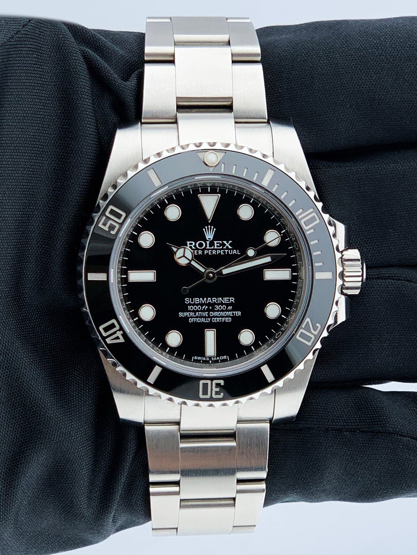Rolex Submariner No Date 114060 Ceramic Bezel Mens Watch - Virtual