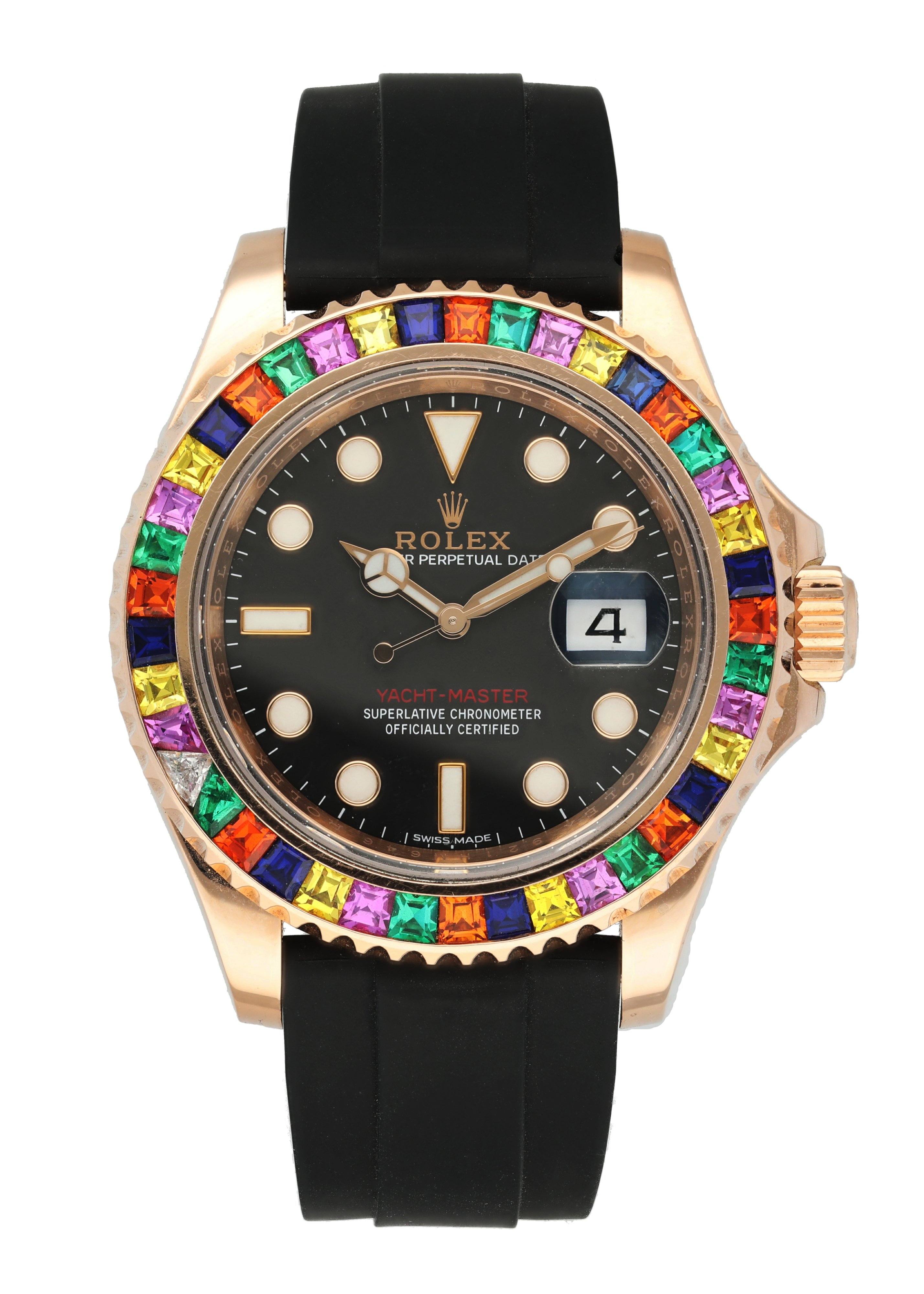Rolex yacht rose gold sales