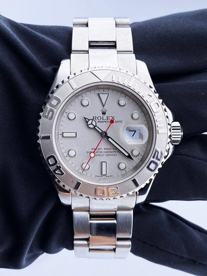 Rolex Yacht Master 16622 Platinum Bezel Mens Watch - Virtual