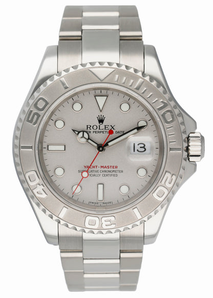 Rolex Yacht Master 16622 Platinum Bezel Mens Watch