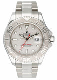 Rolex Yacht Master 16622 Platinum Bezel Mens Watch Box Papers - Virtual
