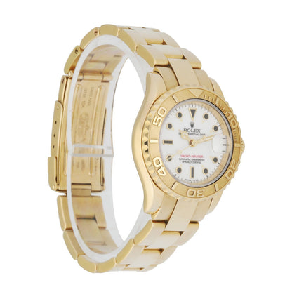 Rolex Yachtmaster 69628 18K Yellow Gold Ladies Watch