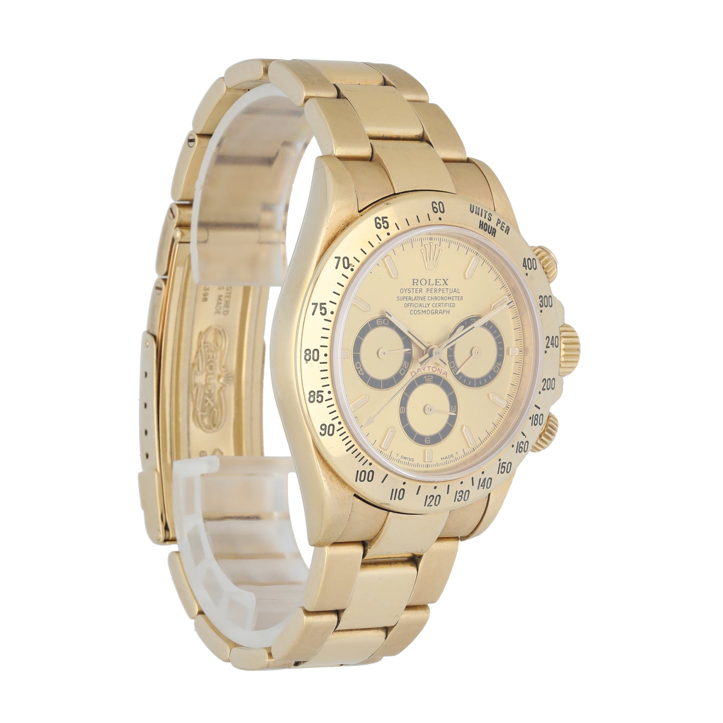 Rolex Zenith Daytona 16528 Yellow Gold Mens Watch - Virtual