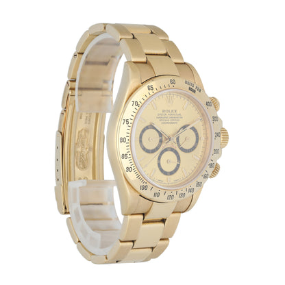 Rolex Zenith Daytona 16528 Yellow Gold Mens Watch - Virtual
