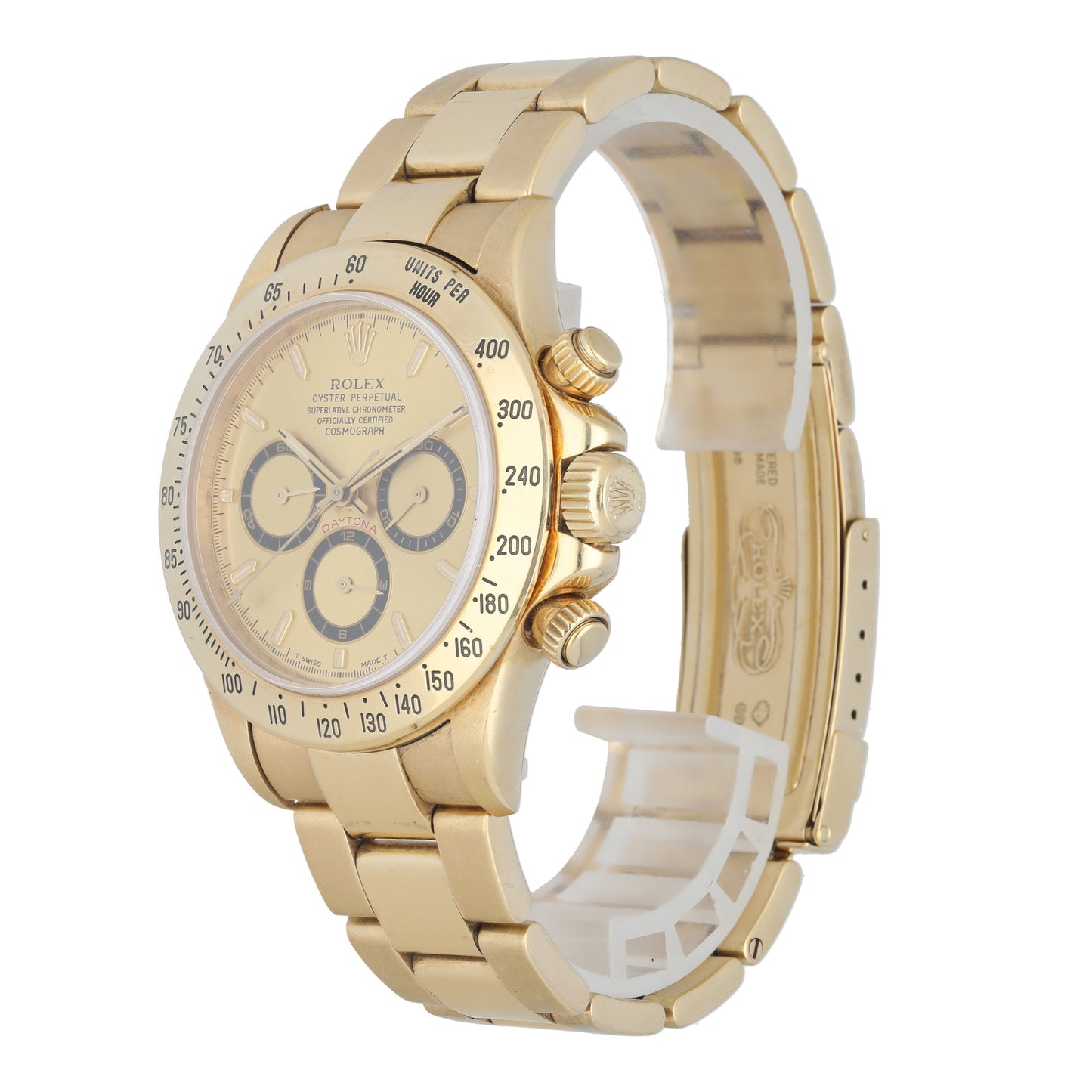 Rolex Zenith Daytona 16528 Yellow Gold Mens Watch - Virtual