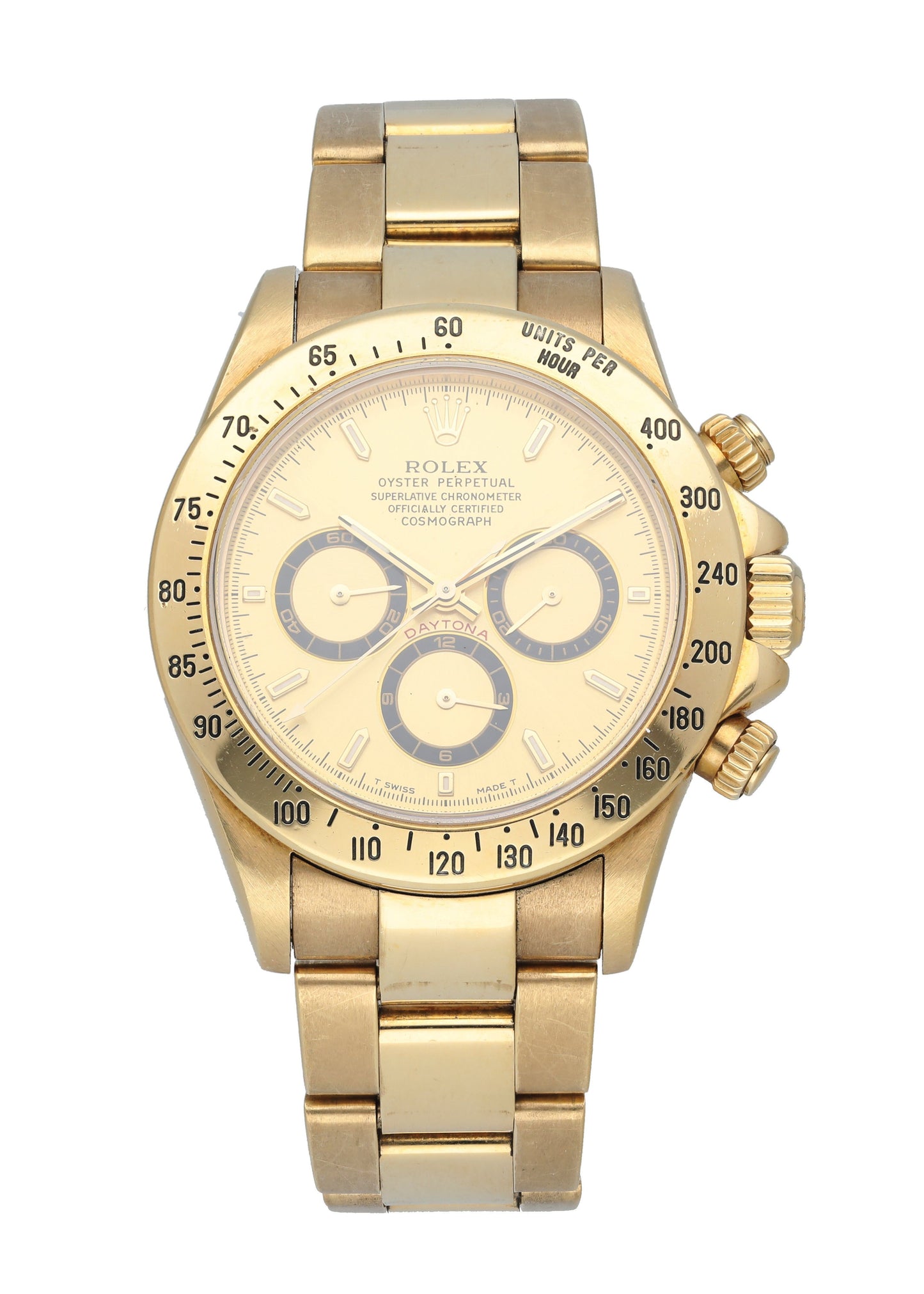 Rolex Zenith Daytona 16528 Yellow Gold Mens Watch - Virtual