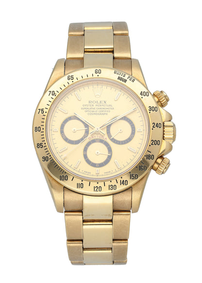 Rolex Zenith Daytona 16528 Yellow Gold Mens Watch - Virtual