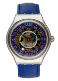 Swatch Tresor Magique SAZ101 Platinum Mens Watch Box Papers - Wristwatch