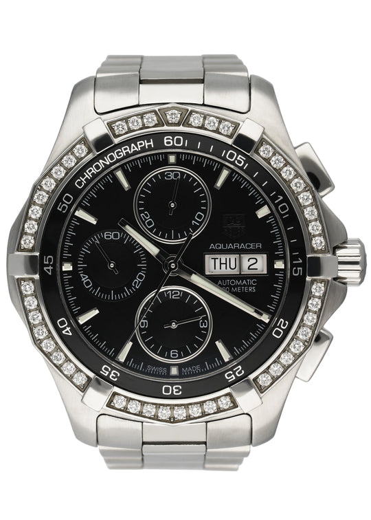 Tag heuer diamond bezel mens top