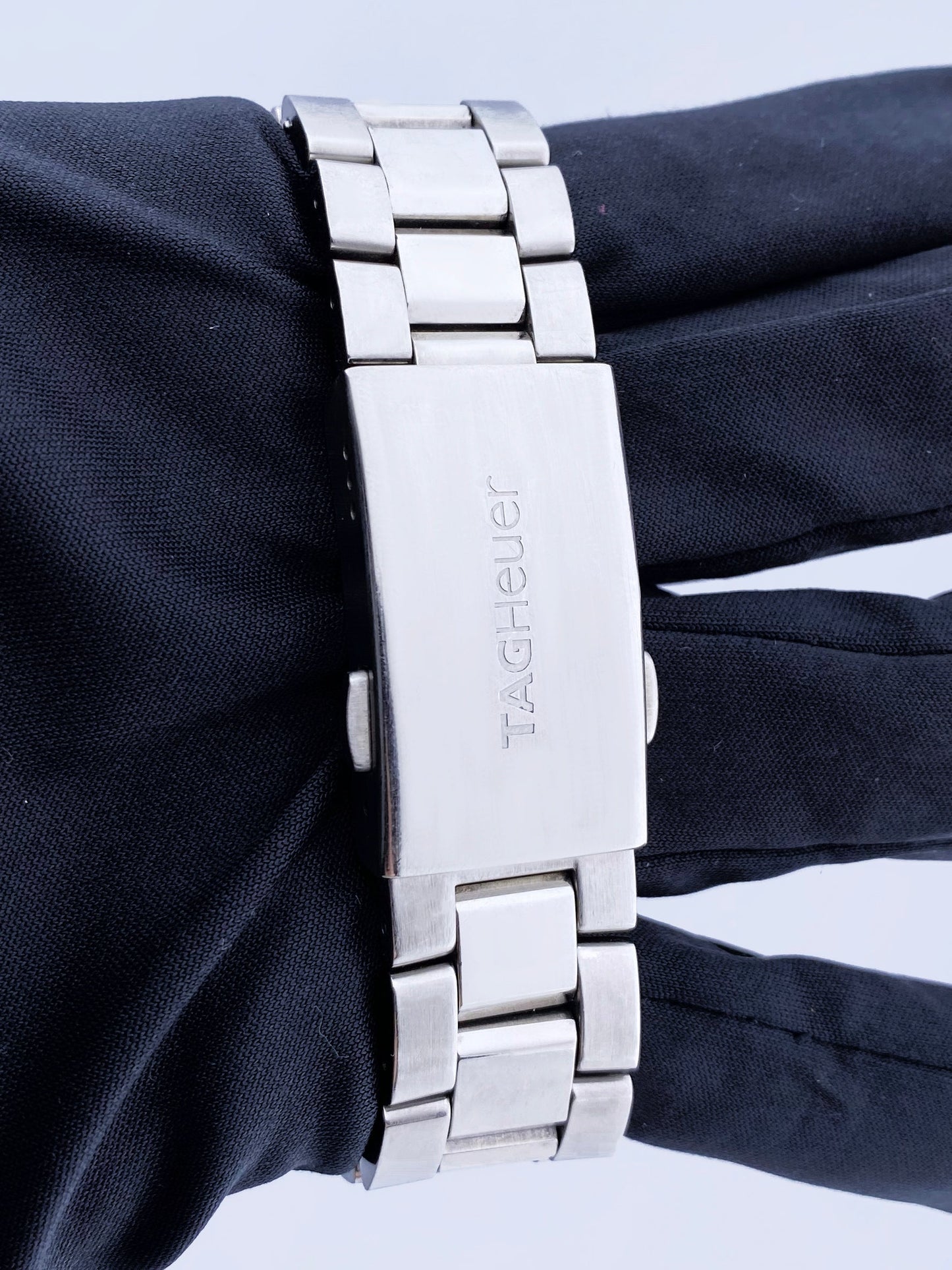 TAG Heuer Aquaracer Day-Date Diamond Bezel Mens Watch Box Papers