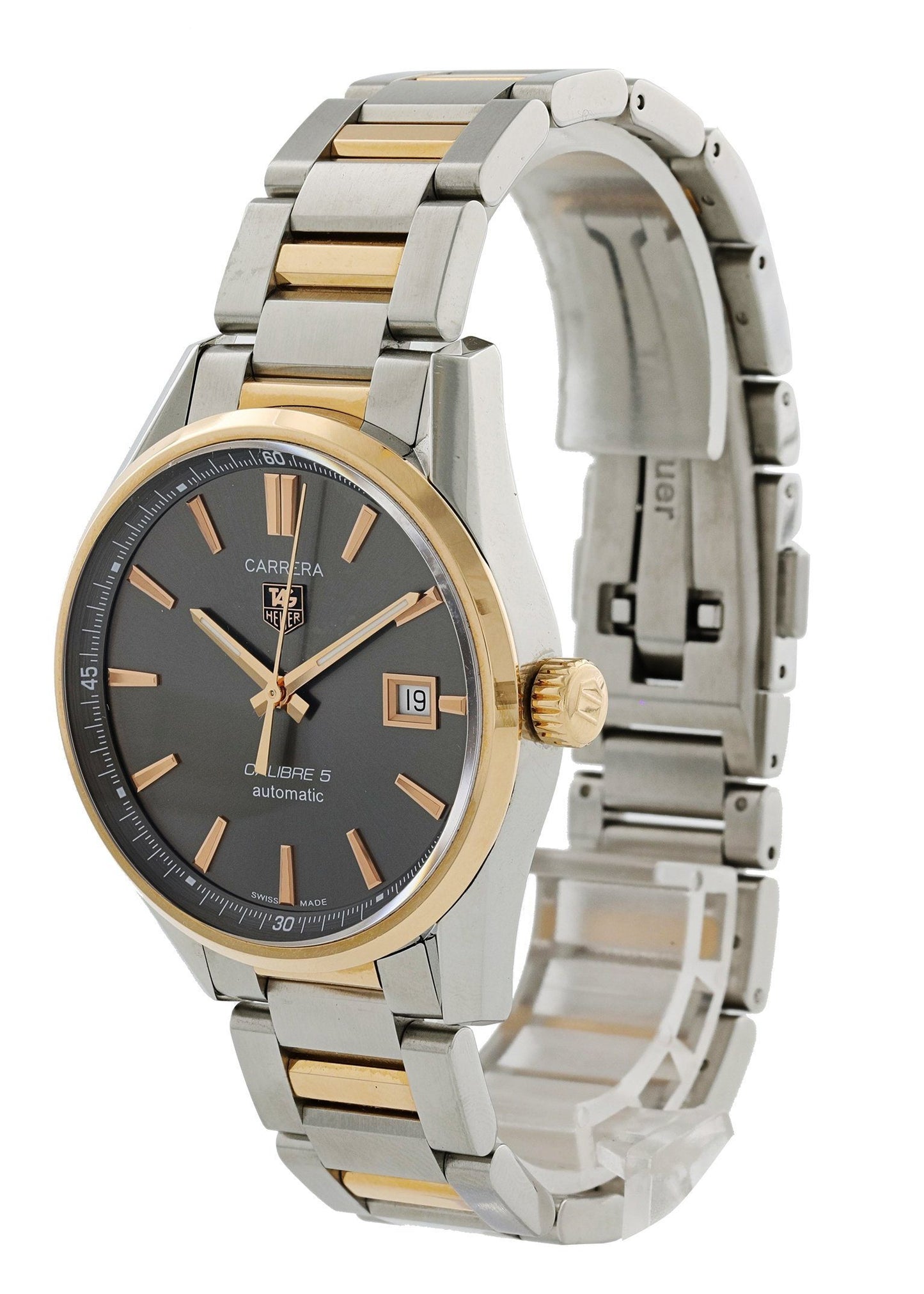 Tag Heuer Carrera Calibre 5 WAR215E.BD0784 Mens Watch Original Papers
