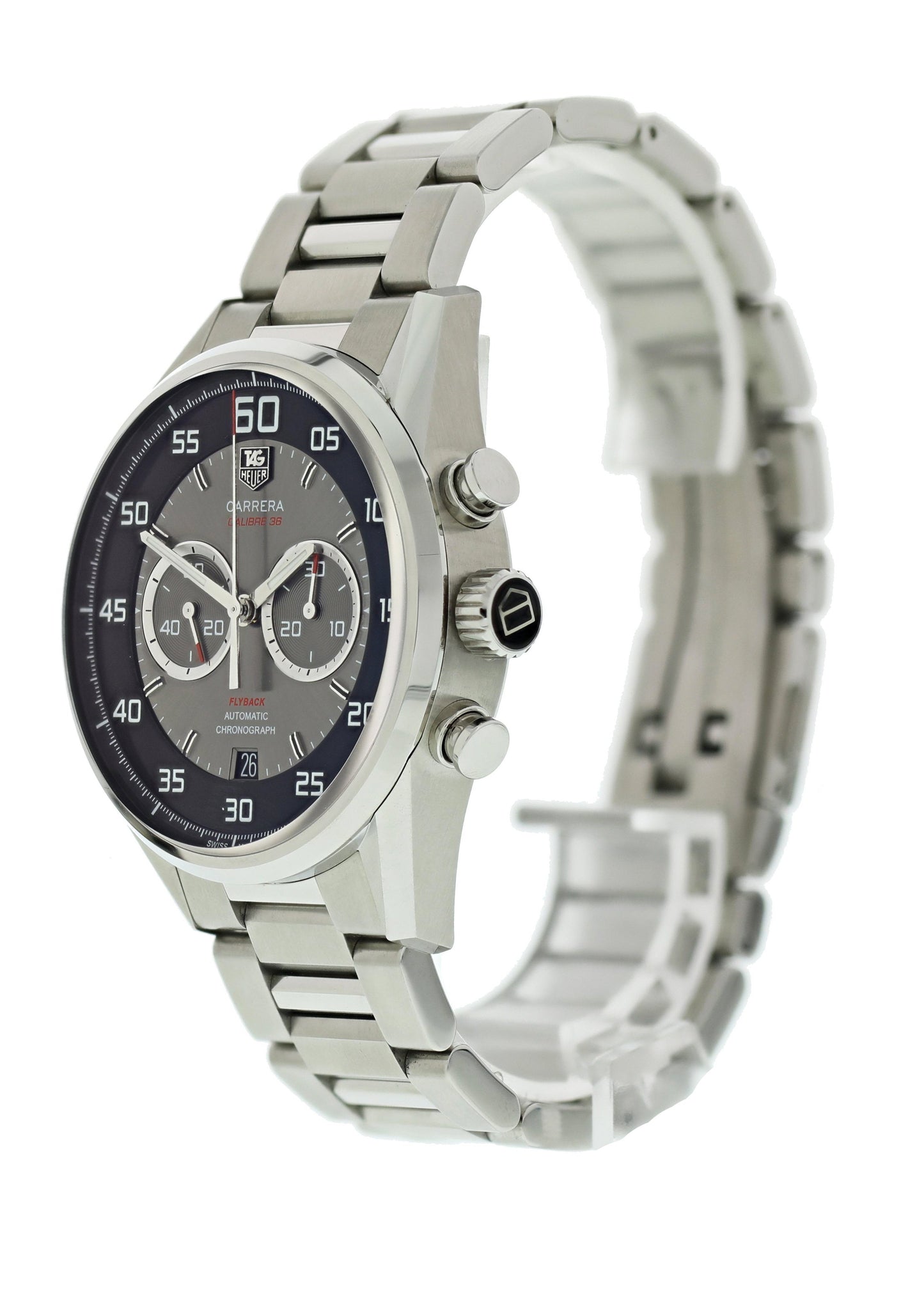 Tag Heuer Carrera Flyback Chronograph CAR2B10 Mens Watch - Wristwatch