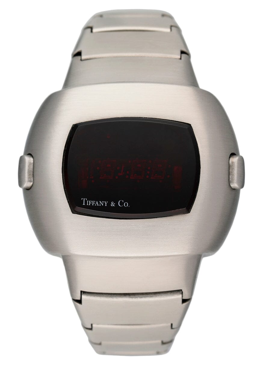Tiffany Co. Pulsar Time Computer 1973 Stainless Steel Vintage Watch