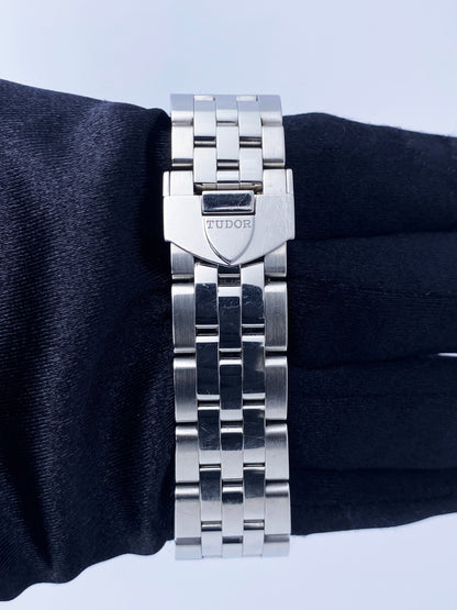 Tudor Glamour Date 55200 Diamond Dial Watch Box Papers - Wristwatch
