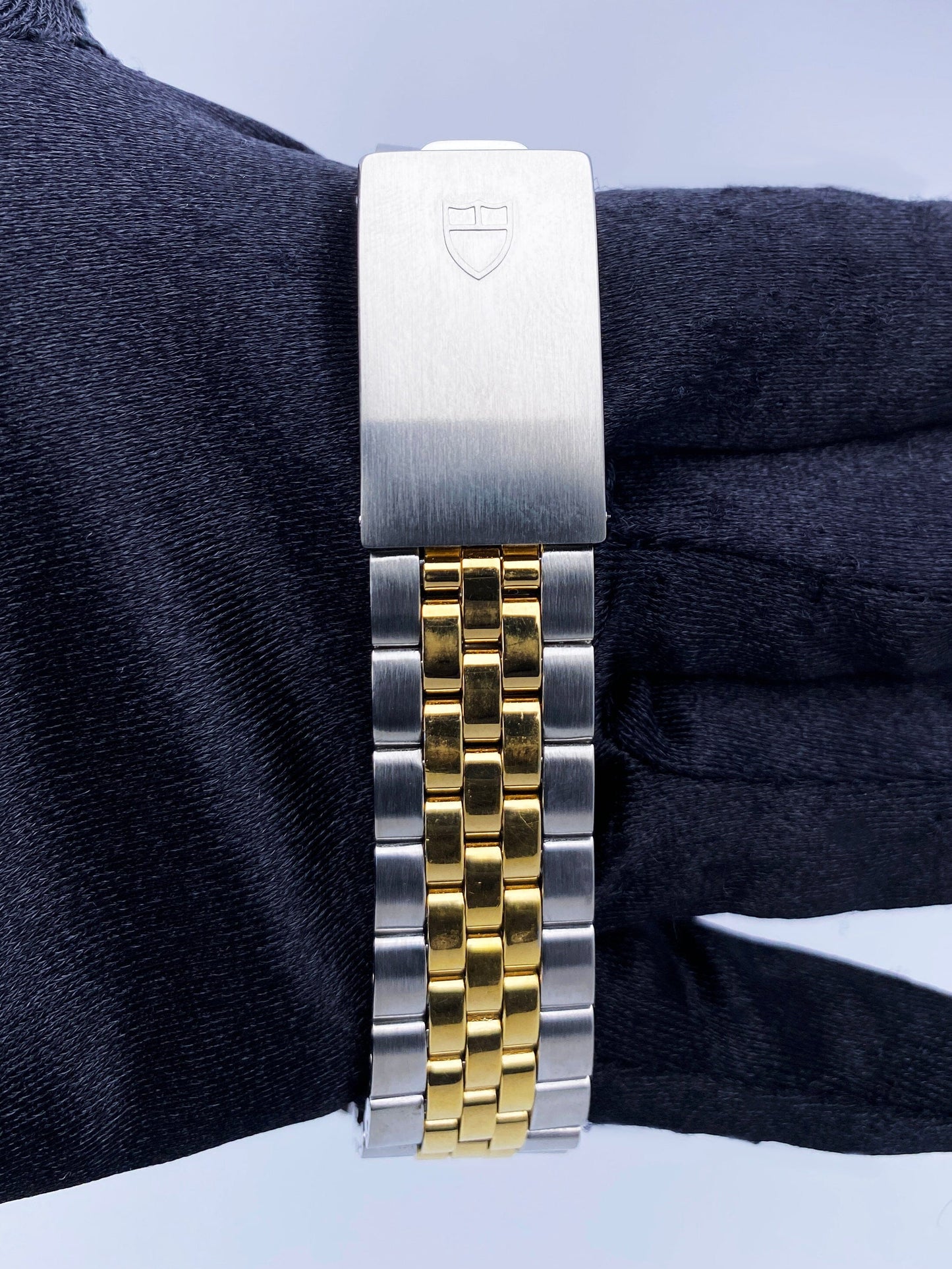 Tudor Prince OysterDate 74033 Champagne Dial Two Tone Mens Watch - Wristwatch