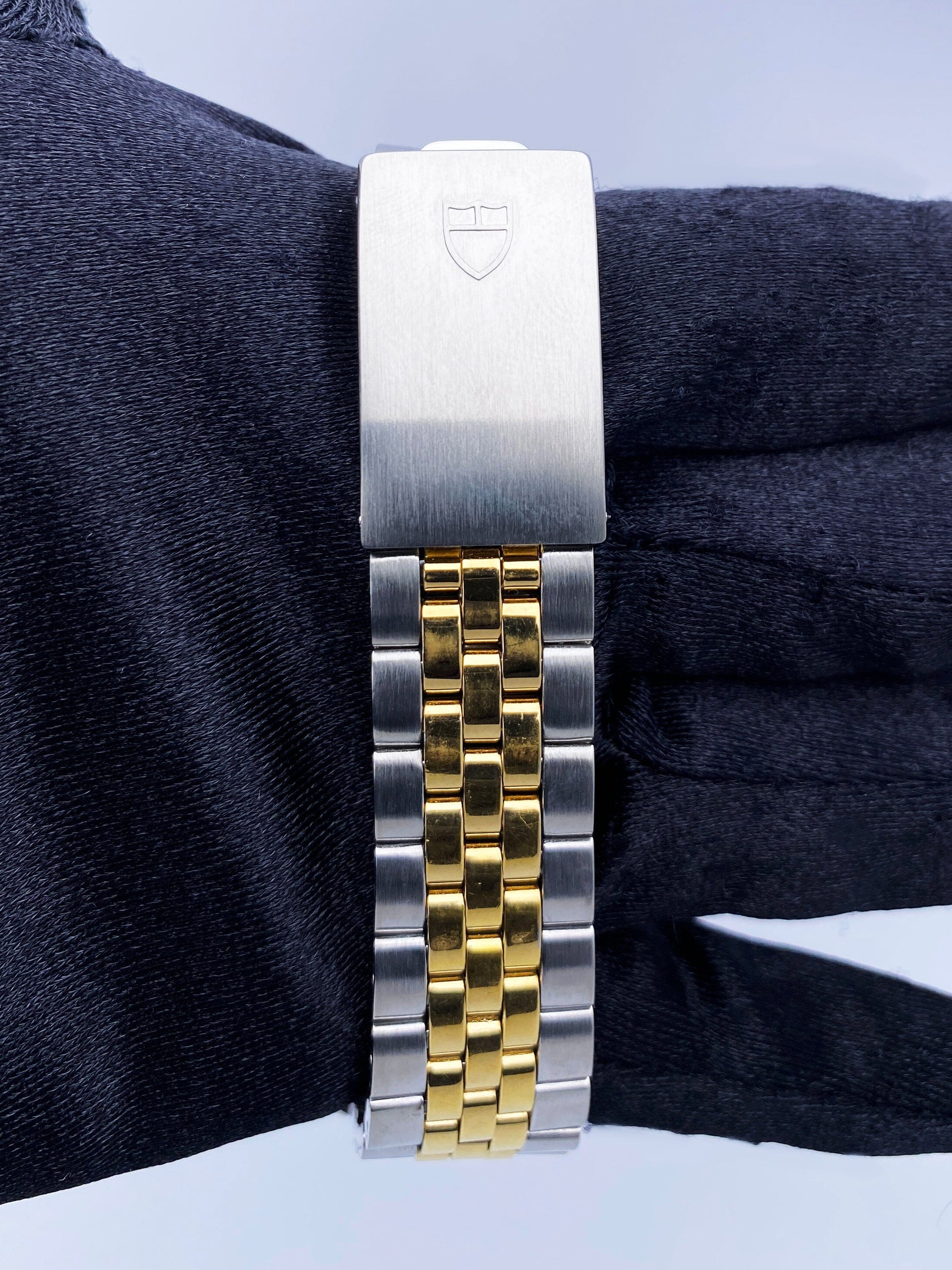 Tudor Prince OysterDate 74033 Champagne Dial Two Tone Mens Watch - Wristwatch