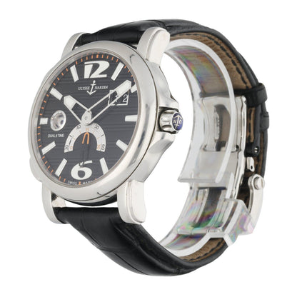 Ulysse Nardin 243-55/62 Dual Time GMT Men’s Watch Full Set - Wristwatch