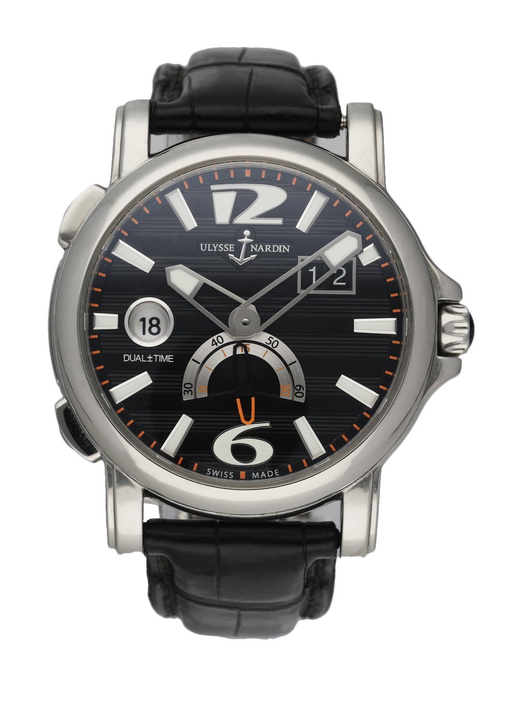 Ulysse Nardin 243-55/62 Dual Time GMT Men’s Watch Full Set - Wristwatch