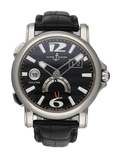 Ulysse Nardin 243-55/62 Dual Time GMT Men’s Watch Full Set - Wristwatch