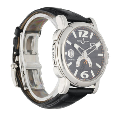 Ulysse Nardin 243-55/62 Dual Time GMT Men’s Watch Full Set - Wristwatch
