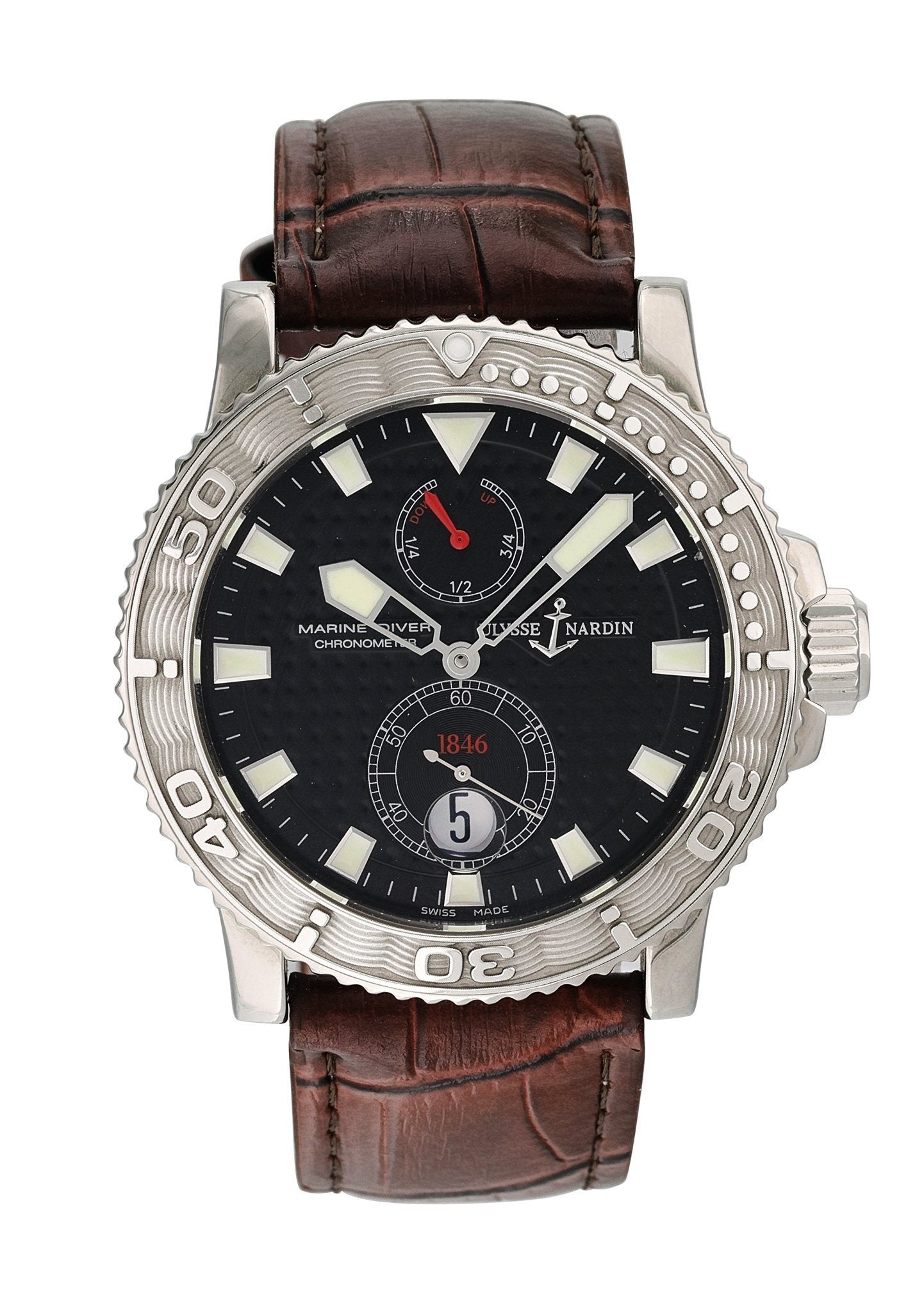 Ulysse Nardin Marine Diver 263-33 Mens Watch Box Papers - Virtual