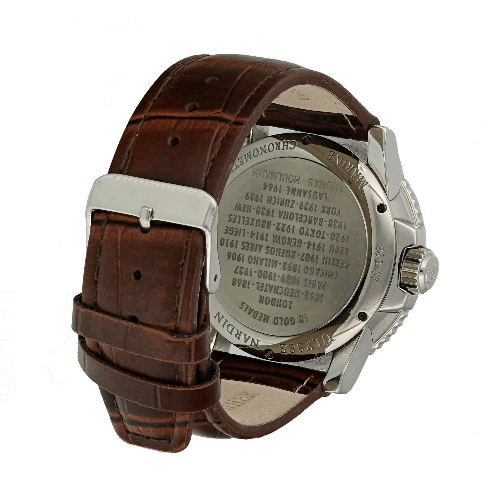 Ulysse Nardin Marine Diver 263-33 Mens Watch Box Papers - Virtual
