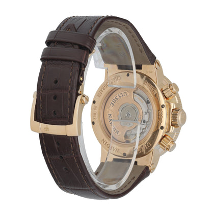 Ulysse Nardin Maxi Marine 356-66 18k Rose Gold Automatic Chronograph Men’s Watch - Virtual