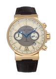 Ulysse Nardin Maxi Marine 356-66 18k Rose Gold Automatic Chronograph Men’s Watch - Virtual