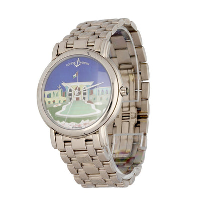 Ulysse Nardin San Marco 130-77-9 Cloisonne Dial 18K White Gold Watch - Wristwatch
