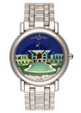 Ulysse Nardin San Marco 130-77-9 Cloisonne Dial 18K White Gold Watch - Wristwatch
