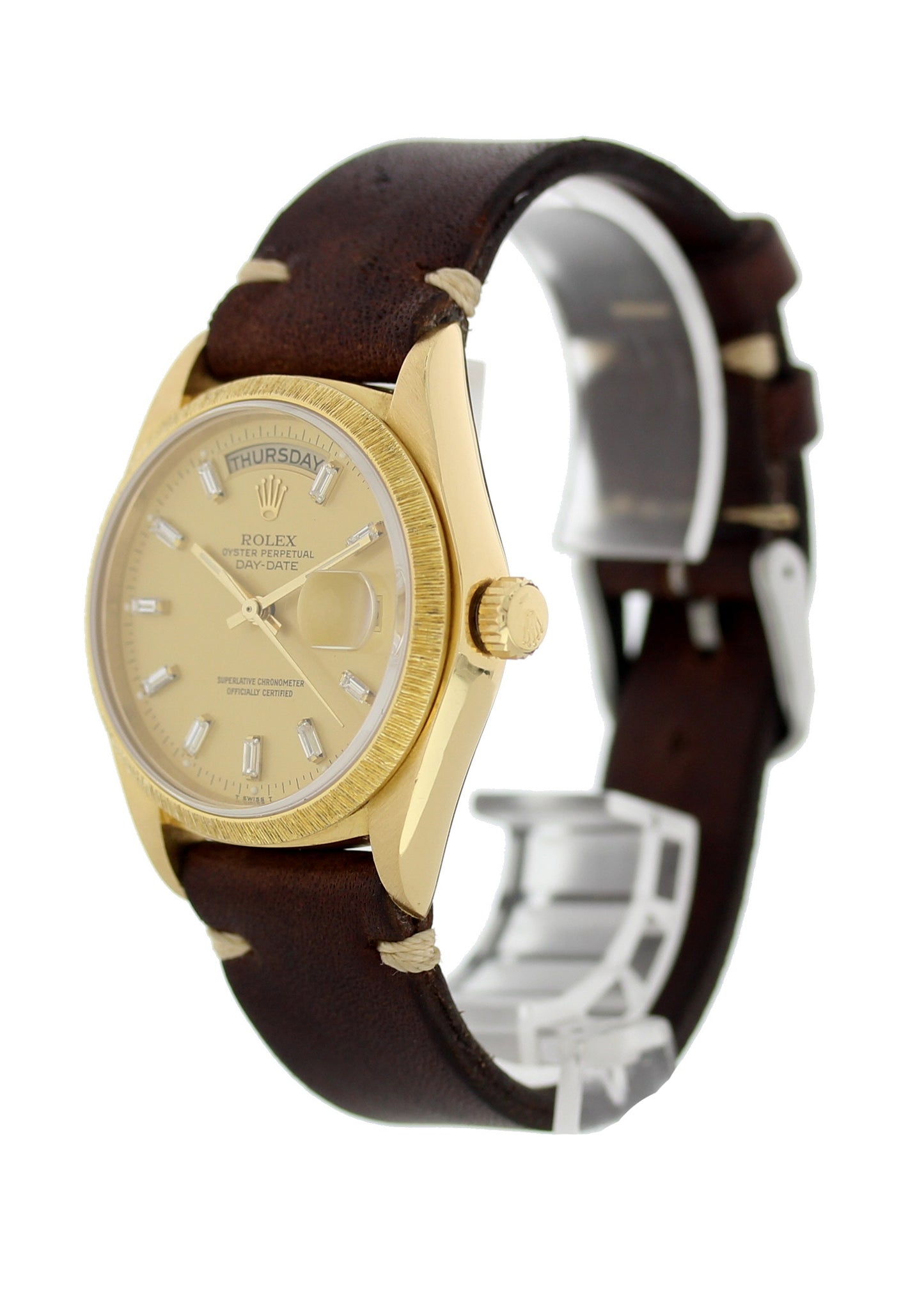 Rolex Oyster Perpetual Day-Date 18078 18K Yellow Gold Diamond Dial