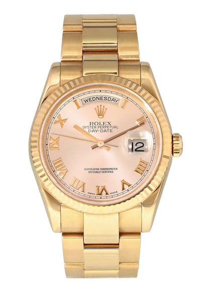 Rolex Day Date 118235 President 18k Rose Gold Mens Watch Box Papers - Virtual
