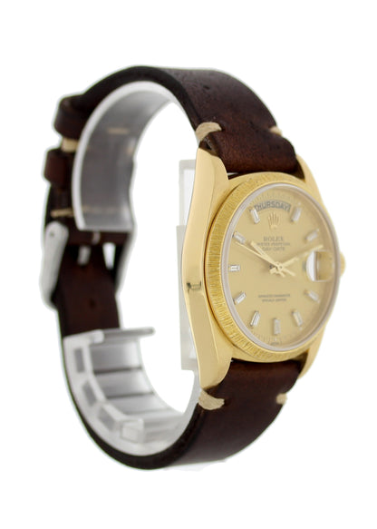 Rolex Oyster Perpetual Day-Date 18078 18K Yellow Gold Diamond Dial