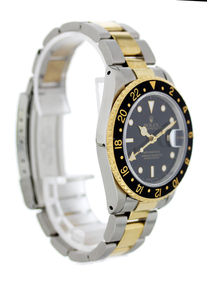Rolex Oyster Perpetual GMT-Master II 18K 16713 Mens Watch - Wristwatch