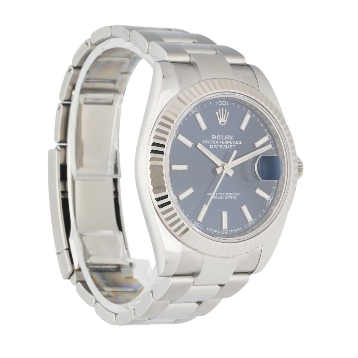 ゆずページ 126334 White Index Jubilee Rolex Datejust 41mm Stainless