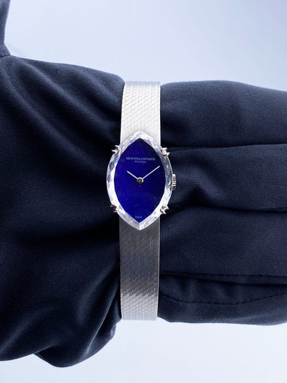 Vacheron Constantin Geneve Sapphire Dial Faceted Crystal Ladies Watch - Virtual