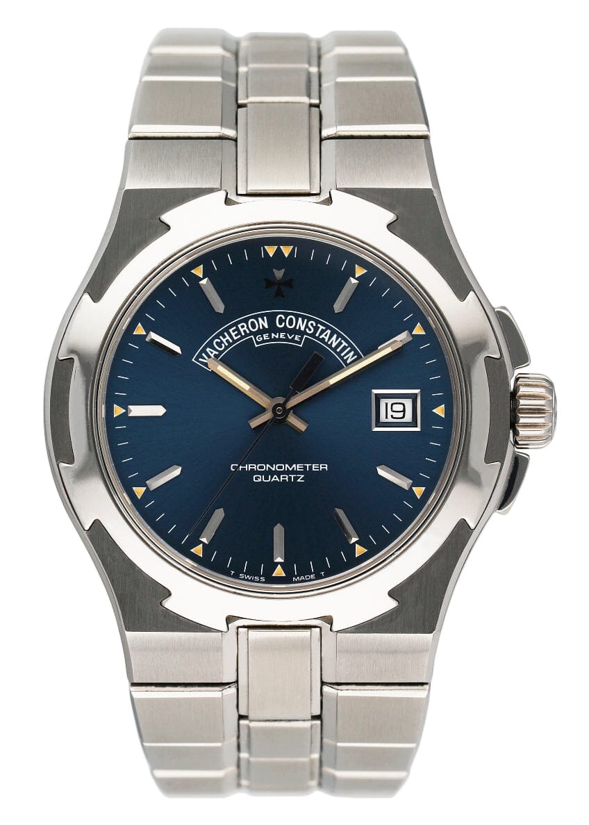 Vacheron Constantin Overseas 72040/423a Blue Dial Mens Watch Box Papers - Watches