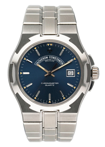 Vacheron Constantin Overseas 72040/423a Blue Dial Mens Watch Box Papers - Watches