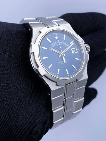 Vacheron Constantin Overseas 72040/423a Blue Dial Mens Watch Box Papers - Watches