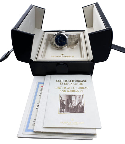 Vacheron Constantin Overseas 72040/423a Blue Dial Mens Watch Box Papers - Watches