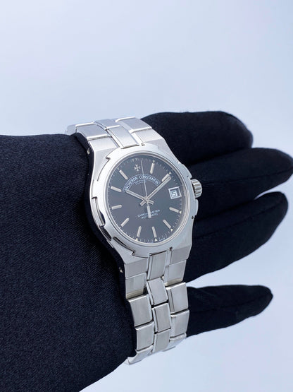 Vacheron Constantin Overseas 42050 Black Dial Stainless Steel Mens Watch