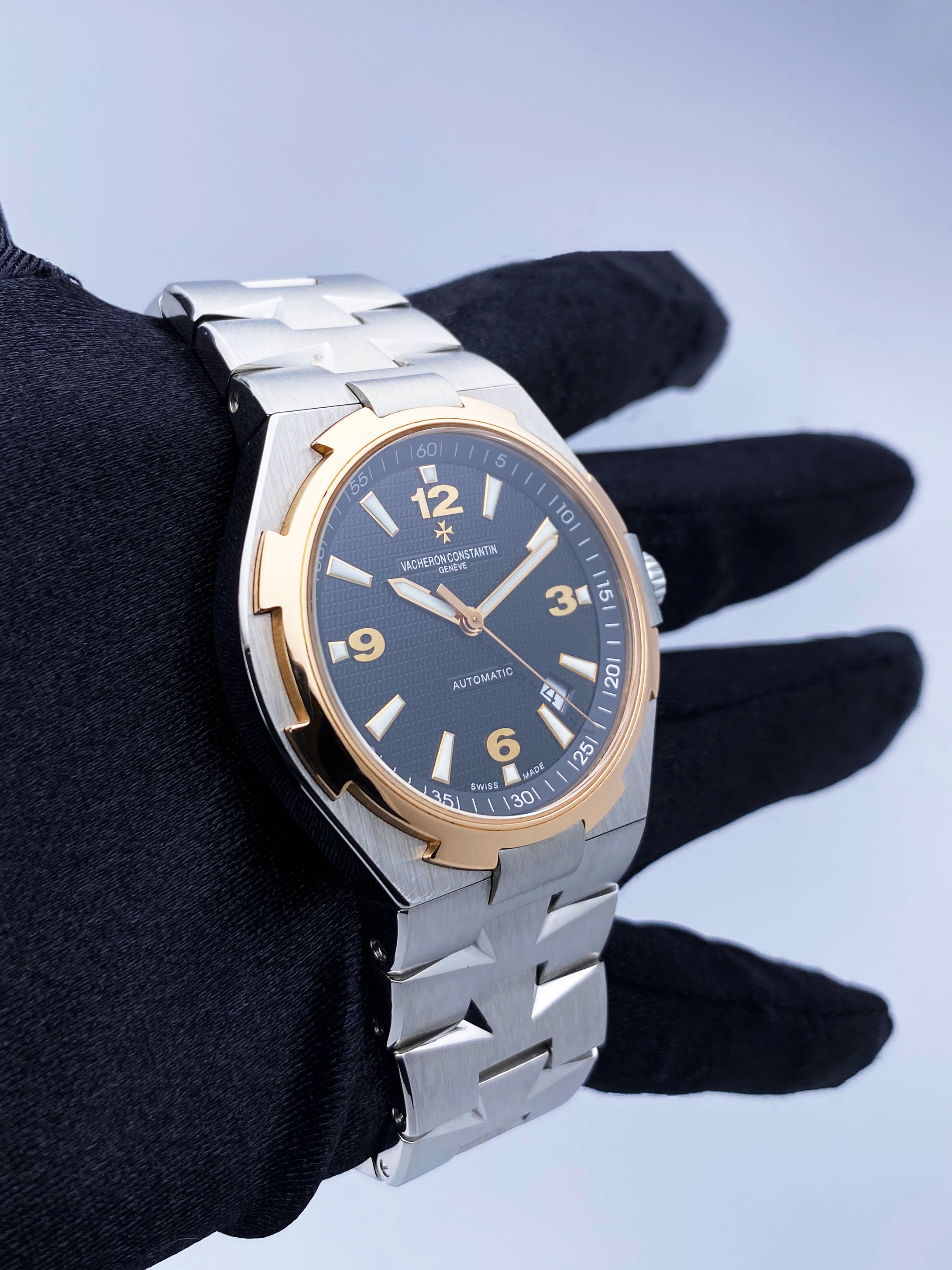 Vacheron Constantin Overseas 47040 18K Rose Gold Bezel Mens – Phigora