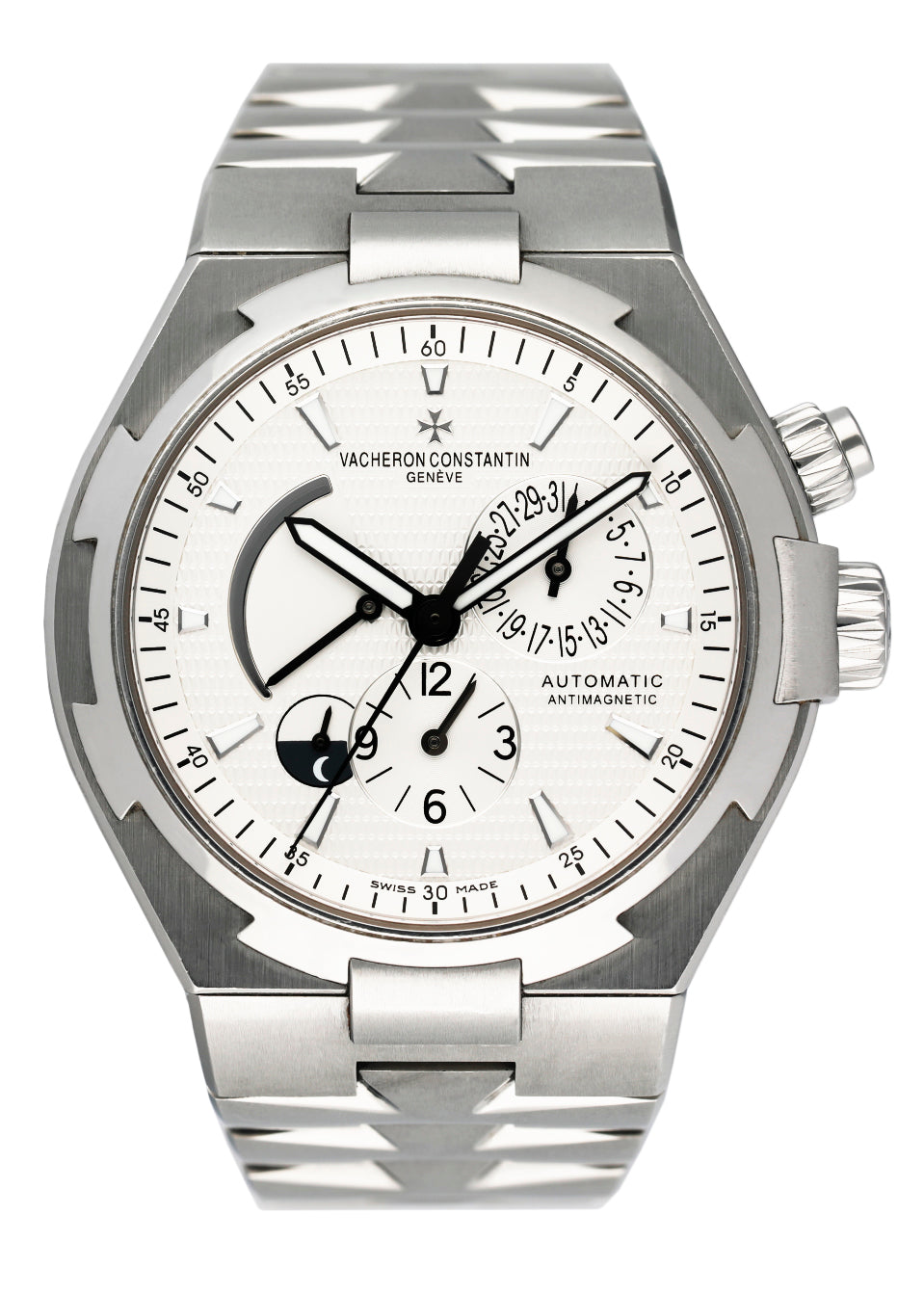 Vacheron Constantin Overseas 47450 Stainless Steel Mens Watch Papers - Wristwatch