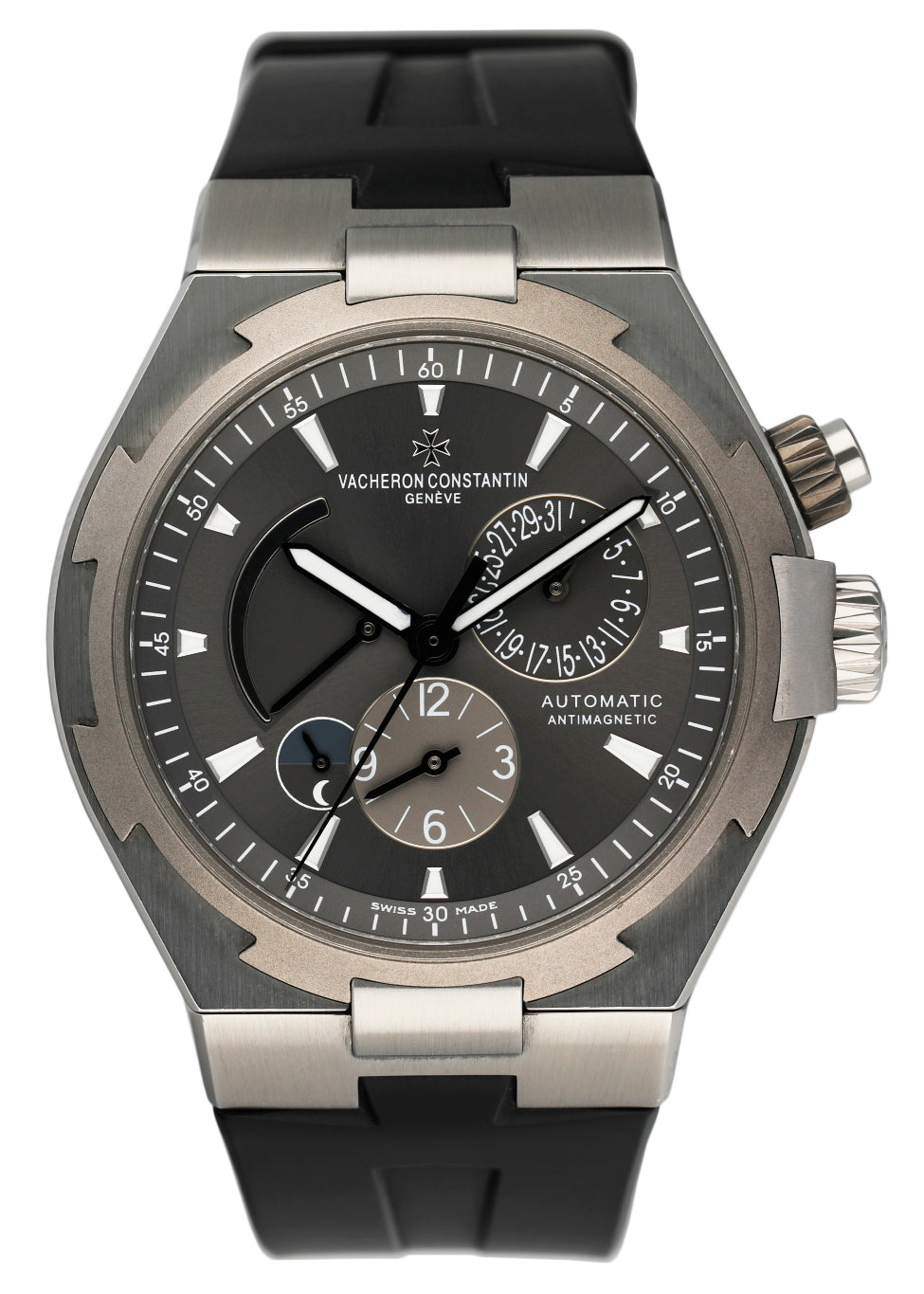 Vacheron Constantin Overseas 47450 Dual Time Mens Watch With Papers - Wristwatch